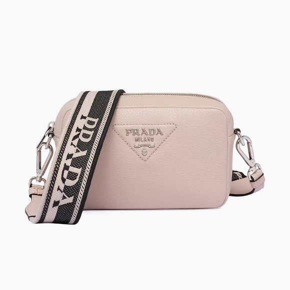 PRADA Small Leather Bag in Pink. Brand new from Saks Fifth Ave. - Picture 1 of 12